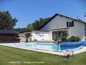 Frankreich Biarritz Wohnhaus 530qm mit Park 29 000 qm + Pool und Teich 