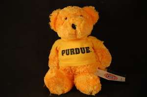 New 8 Plush Official PURDUE BOILERMAKERS TEDDY BEAR  