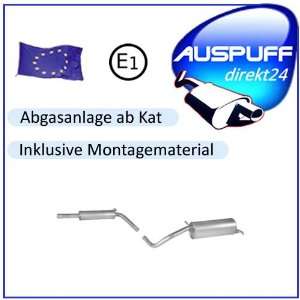 Auspuffanlage ab Kat Seat Ibiza 6L 1.4 16V Auspuff  Auto