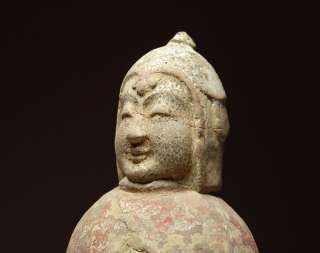 rare, well depicted Ancient Chinese Northern Qi dynasty figure of a 