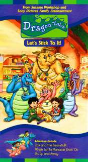 Dragon Tales: #13   Lets Stick To It! (2002, VHS) NEW 043396081420 
