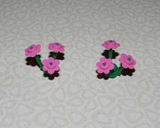 LEGO Blumen, Blüten dunkelpink, 2 Stück
