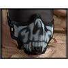   Face Mask with Mesh Goggles Black Skull Airsoft Paintball Set  