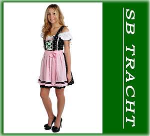 Neu kurzes Trachten Kleid Mini Dirndl Nora *SB Tracht Gr. 32 34 36 38 