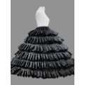 .de: Loywe, Luxus Reifrock Petticoat aus Satin, 4 Ringe, Taille 