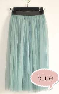 NEW Lady Gauze Waist Elastic Maxi Long Skirt Maxiskirt  
