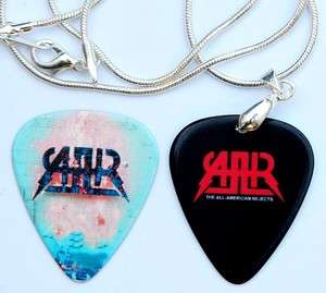 All American Rejects Silver Necklace + 2 Sided Pick  