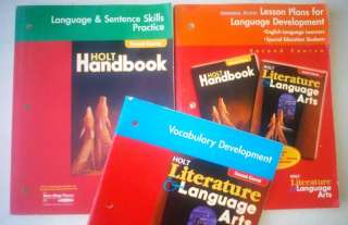Holt LITERATURE and LANGUAGE ARTS TE Course 2 LOT 8th Grade 8  