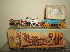 SCHLEICH 42024 COVERED WAGON WITH 2 HORSES  