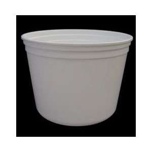  White Plastic Food Buckets 68 oz., Squat (T61264) Category Plastic 