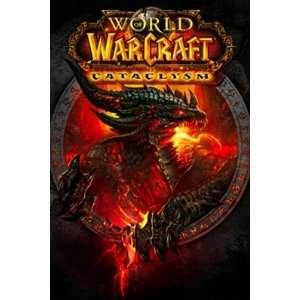   Cataclysm Deathwing Dragon Blizzard Video Game Poster 24 x 36 inches
