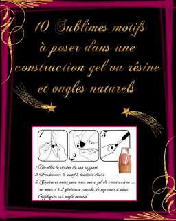   ♥ 10 stickers ongle nail art coeur espagne manucure♥