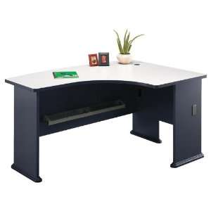  Bush Furniture Right L Bow Desk: Office Products