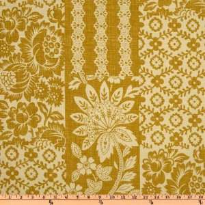  54 Wide Carver Mali Flora Gold Fabric By The Yard Arts 