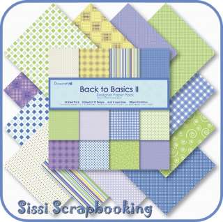 marque dovecraft collection back to basics ii lot de 36 feuilles 12 