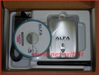 USB WIFI ALFA AWUS036H 1000mw antenna wireless wlan pc  