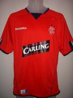 Glasgow Rangers Football Soccer Shirt Jersey Diadora M  