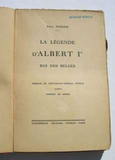   LA LEGENDE DALBERT 1er ROI DES BELGES illustré HERGE