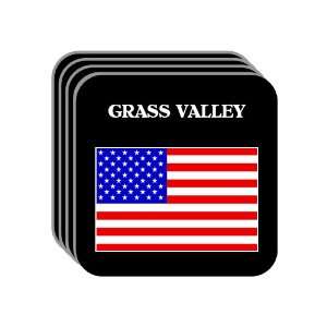  US Flag   Grass Valley, California (CA) Set of 4 Mini 