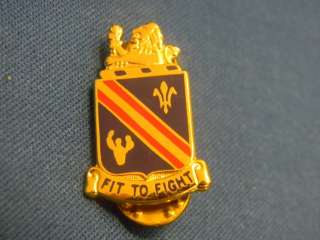   Army 152nd Infantry military Unit insignia crest pin D 22 Made in USA
