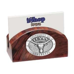 Texas Longhorns Ironwood Business Card Holder  Sports 