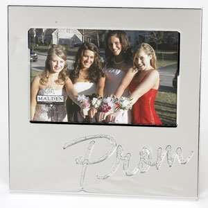  Malden Prom Silver with Glitter Picture Frame, 4 Inch by 6 