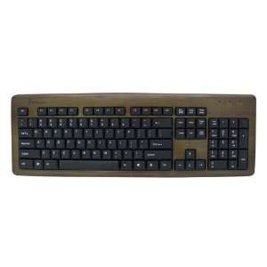  Impecca KBB103 Bamboo Designer Keyboard   WALNUT Office 