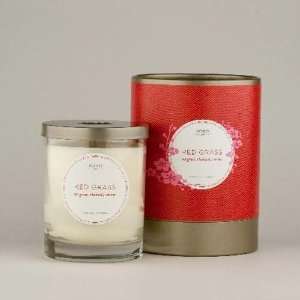  Red Grass, KOBO Pure Soy Candle with Cylindrical Gift Box 