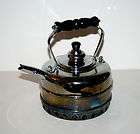 SIMPLEX WHISTLING TEA KETTLE   Chrome Plated Copper with Coil   Made 