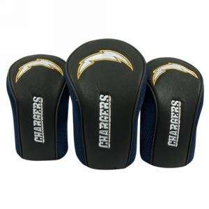  San Diego Chargers NFL Mesh Barrel Headcovers (Set of 3 