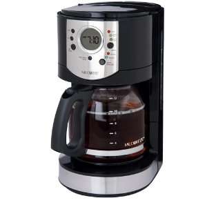 Mr. Coffee CJX21CP 12 Cup Programmable Coffeemaker, Black  