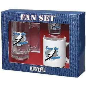 Hunter Tampa Bay Lightning Mug / Stein / Shot Glass Fan Set  