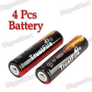   18650 3.7V True 2400mAh Rechargeable Lithium Batteries Electronics