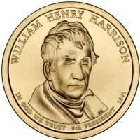 ONE COIN   2009 WILLIAM HARRISON GOLD DOLLAR FROM ROLL  