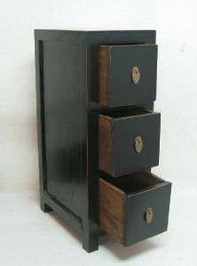 Drawer Black Lacquer Side End Table CD Chest OCT11 06  