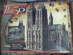 Wrebbit Puzz 3d Puzzle Cologne Cathedral NEW 704pc RARE  