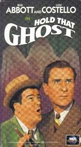 VHS ABBOTT & COSTELLO IN HOLD THAT GHOST  