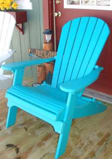 Forever Phat Tommy Polywood Adirondack Chair   Teal  
