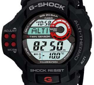  Shock GDF 100 1AER Twin Sensor Barometer Altimeter Watch NEW  