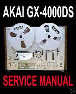 AKAI GX 4000DS Reel toReel ` SERVICE Manual `  