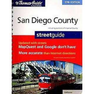 The Thomas Guide San Diego County Streetguide, California (Spiral 