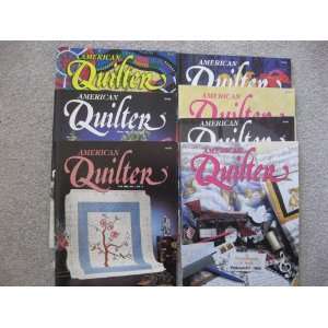 American Quilter Magazine 7 Issues Fall 85   Winter 88   Winter 89 