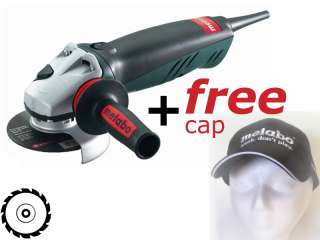 New Metabo W8 115 4 1/2 angle grinder + FREE cap  