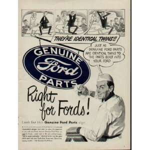   for this Genuine Ford Parts sign.  1948 Ford Ad, A3317. 19480315