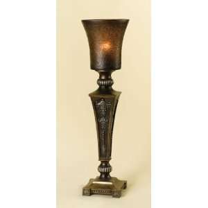   Bronze Silver Accents Vintage Light 40W Uplighter Uplight Table Lamp