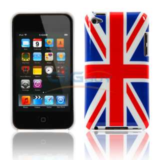 Union Jack Hard Cover Case For Apple Ipod Touch 4 4G  