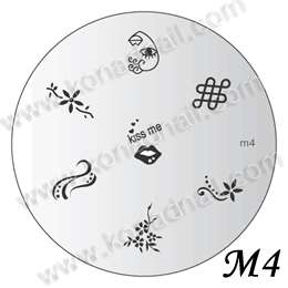Konad Stamping Nail Nails Design Art Image Plate M4  