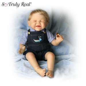  So Truly Real Fuzzy Fun Lifelike Baby Boy Doll By Bonnie 