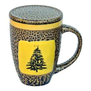  Christmas Tree Mug with Lid in Avocado Green Kitchen 