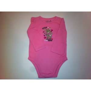 Jumping Beans Organic Baby Clothes   Long Sleeve Baby Onesies   Pink 